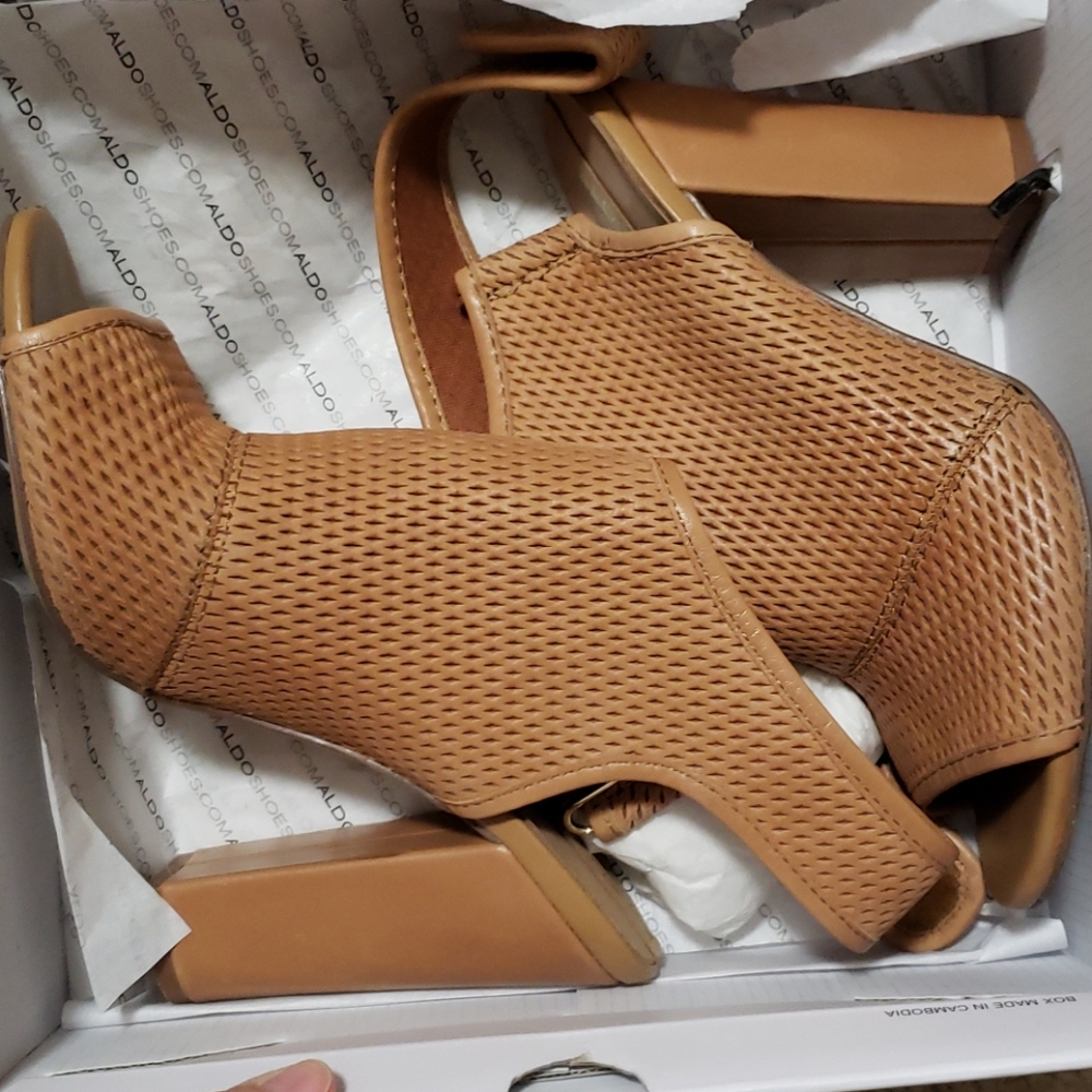 Aldo Peep toe booties